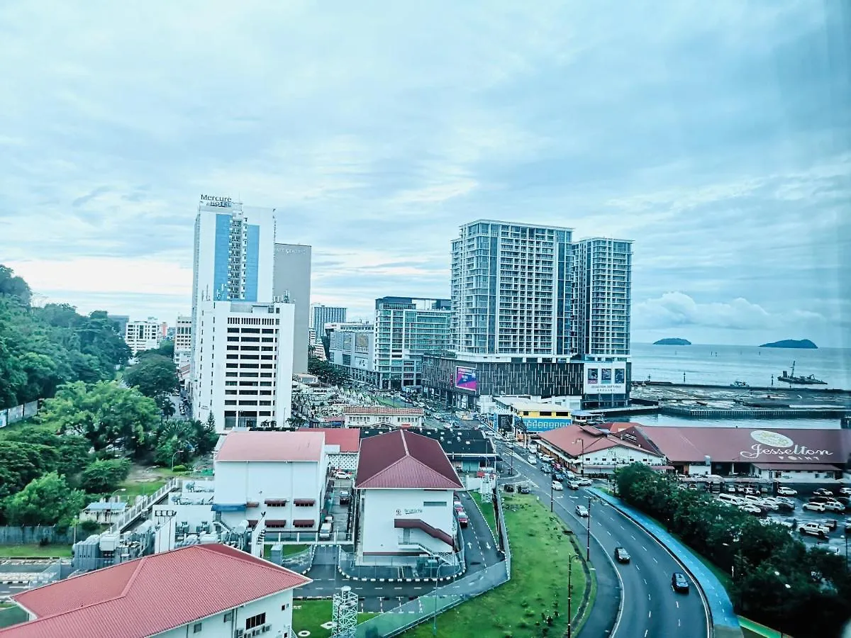 Jesselton Quay With City View Near Suria Sabah Mall & Jesselton Point Кота-Кинабалу Апартаменты